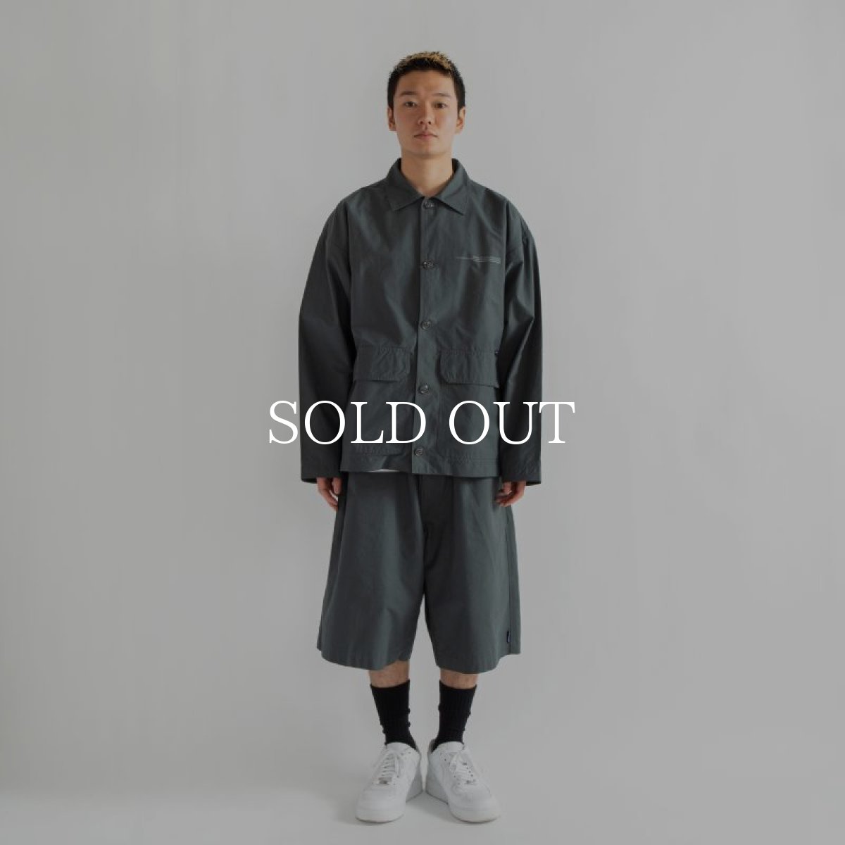 画像2: APPLEBUM  "Savanna" Half Pants (Gray) (2)