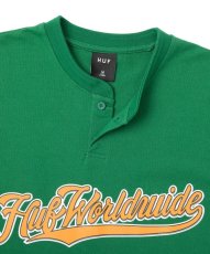 画像3: HUF  HARLAN BASEBALL HENLEY (CLOVER) (3)