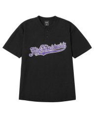 画像1: HUF  HARLAN BASEBALL HENLEY (BLACK) (1)