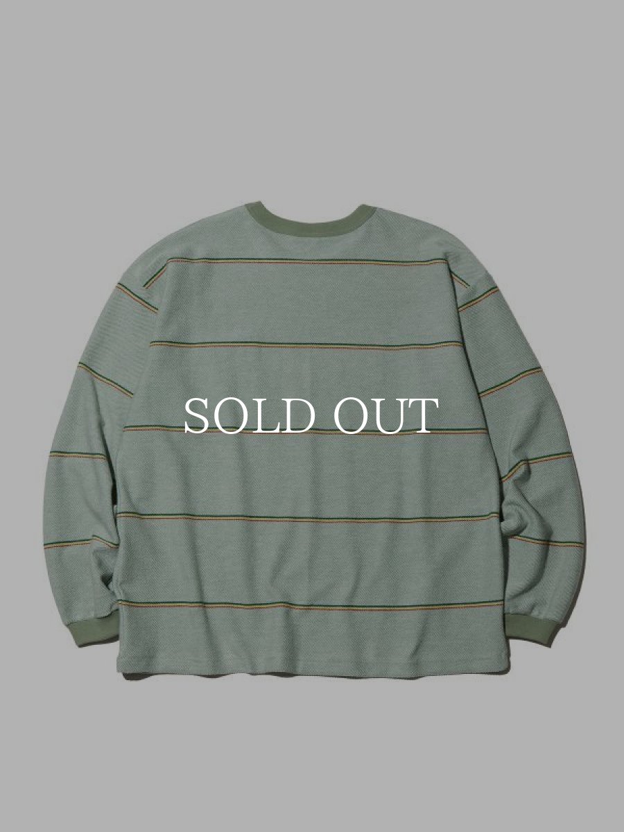 画像2: RADIALL  EL CAMINO - CREW NECK T-SHIRT L/S (Sage Green) (2)