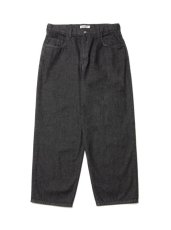 画像1: COOTIE   5 Pocket Baggy Denim Pants (Black One Wash) (1)