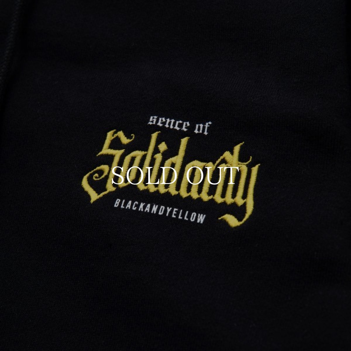 画像3: RATS  SOLIDARITY ZIP HOODIE (BLACK) (3)