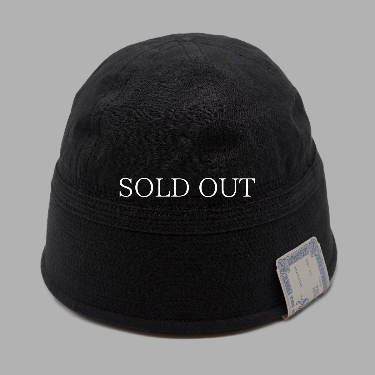 画像1: THE H.W.DOG&CO.  SAILOR HAT (BLACK) (1)