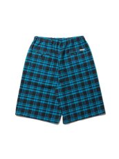 画像2: COOTIE   Error Fit Nel Check Easy Shorts (Black×Blue) (2)