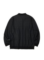 画像2: RADIALL  CURTIS - POLO SWEATER L/S (Black) (2)