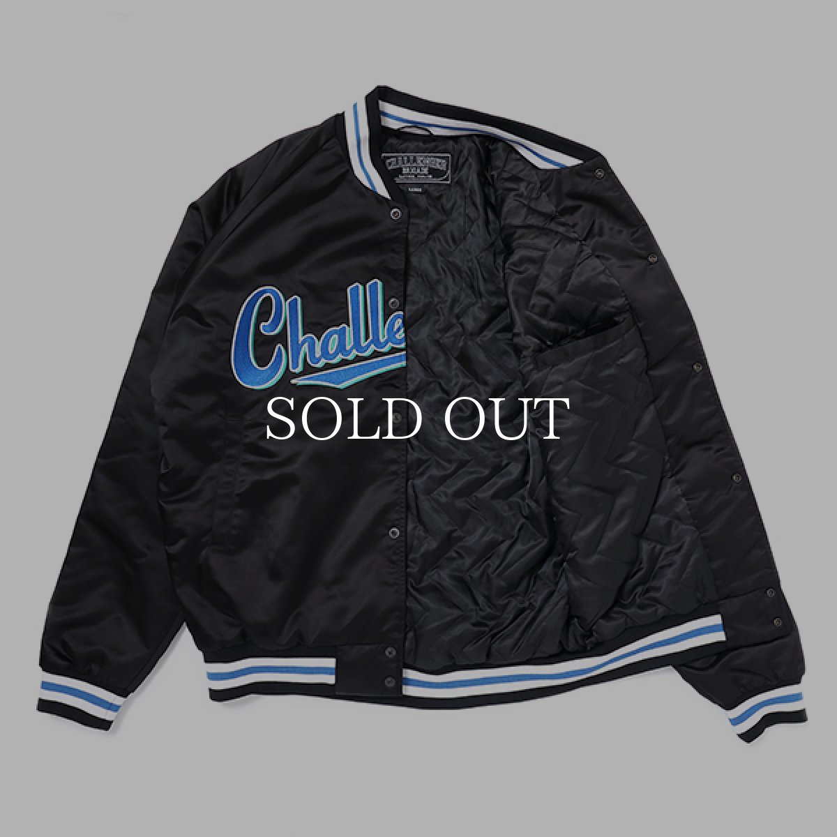 画像8: CHALLENGER  VARSITY JACKET (BLACK) (8)