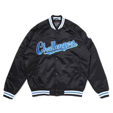 画像1: CHALLENGER  VARSITY JACKET (BLACK) (1)