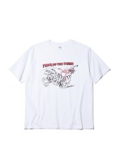 画像1: RADIALL  YEAR OF THE TIGER - CREW NECK T-SHIRT S/S (White) (1)