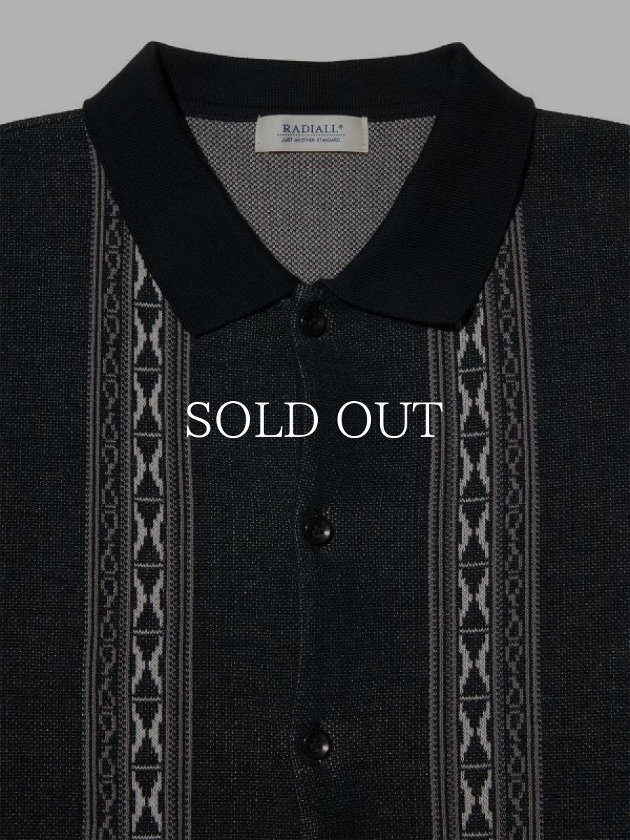 画像3: RADIALL  CURTIS - POLO SWEATER L/S (Black) (3)
