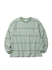 画像1: RADIALL  EL CAMINO - CREW NECK T-SHIRT L/S (Sage Green) (1)