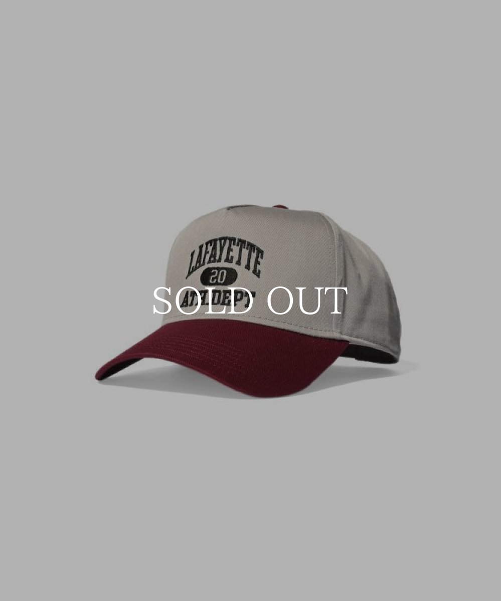 画像1: LFYT  ATHELTICS 2TONE SNAPBACK CAP (BURGUNDY) (1)