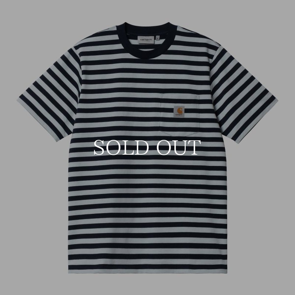 画像1: CARHARTT WIP  S/S SCOTTY POCKET T-SHIRT (Scotty Stripe, Atom Blue / Icarus) (1)