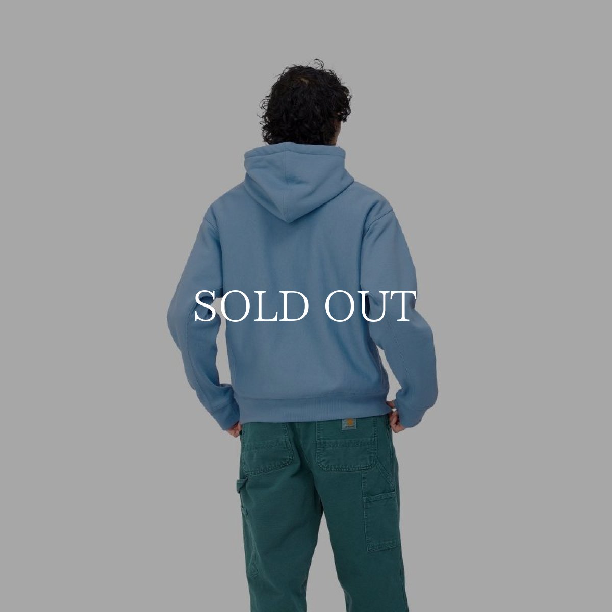 画像4: CARHARTT WIP  HOODED AMERICAN SCRIPT SWEATSHIRT (Piscine) (4)