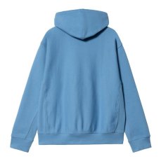 画像2: CARHARTT WIP  HOODED AMERICAN SCRIPT SWEATSHIRT (Piscine) (2)