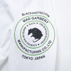 画像4: RATS  TWO WHEEL L/S TEE (WHITExGREEN) (4)