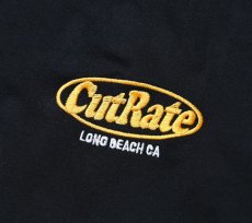 画像3: CUTRATE  CUTRATE LOGO EMBROIDERY DROPSHOULDER L/S T-SHIRT (BLACK) (3)