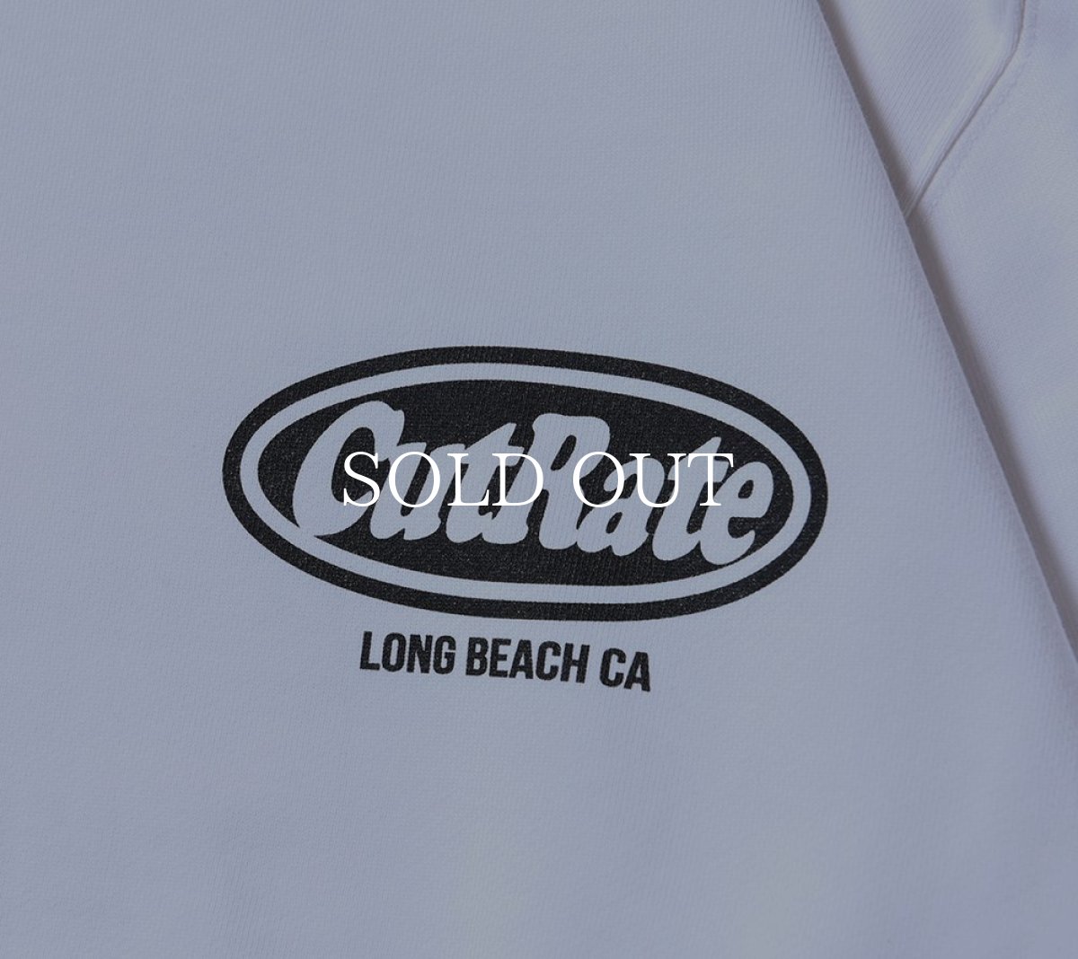 画像4: CUTRATE  CUTRATE LOGO CREW NECK SWEAT (WHITE × BLACK) (4)