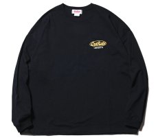 画像1: CUTRATE  CUTRATE LOGO EMBROIDERY DROPSHOULDER L/S T-SHIRT (BLACK) (1)