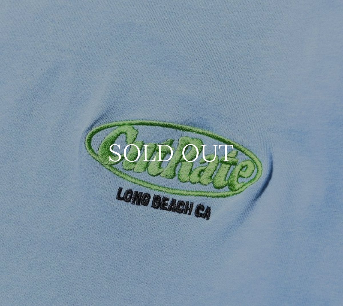 画像3: CUTRATE  CUTRATE LOGO EMBROIDERY DROPSHOULDER L/S T-SHIRT (ACID BLUE) (3)