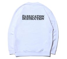 画像2: CUTRATE  CUTRATE LONG BEACH CA LOGO CREW NECK SWEAT (WHITE) (2)