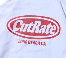 画像5: CUTRATE  CUTRATE LOGO CREW NECK SWEAT (WHITE × RED) (5)