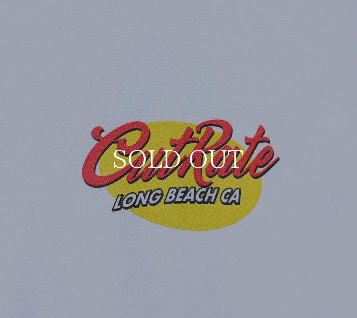 画像4: CUTRATE  CUTRATE LONG BEACH CA LOGO CREW NECK SWEAT (WHITE) (4)