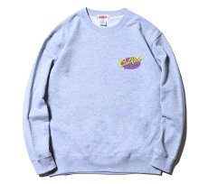 画像1: CUTRATE  CUTRATE LONG BEACH CA LOGO CREW NECK SWEAT (GRAY) (1)