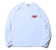 画像1: CUTRATE  CUTRATE LOGO EMBROIDERY DROPSHOULDER L/S T-SHIRT (WHITE) (1)