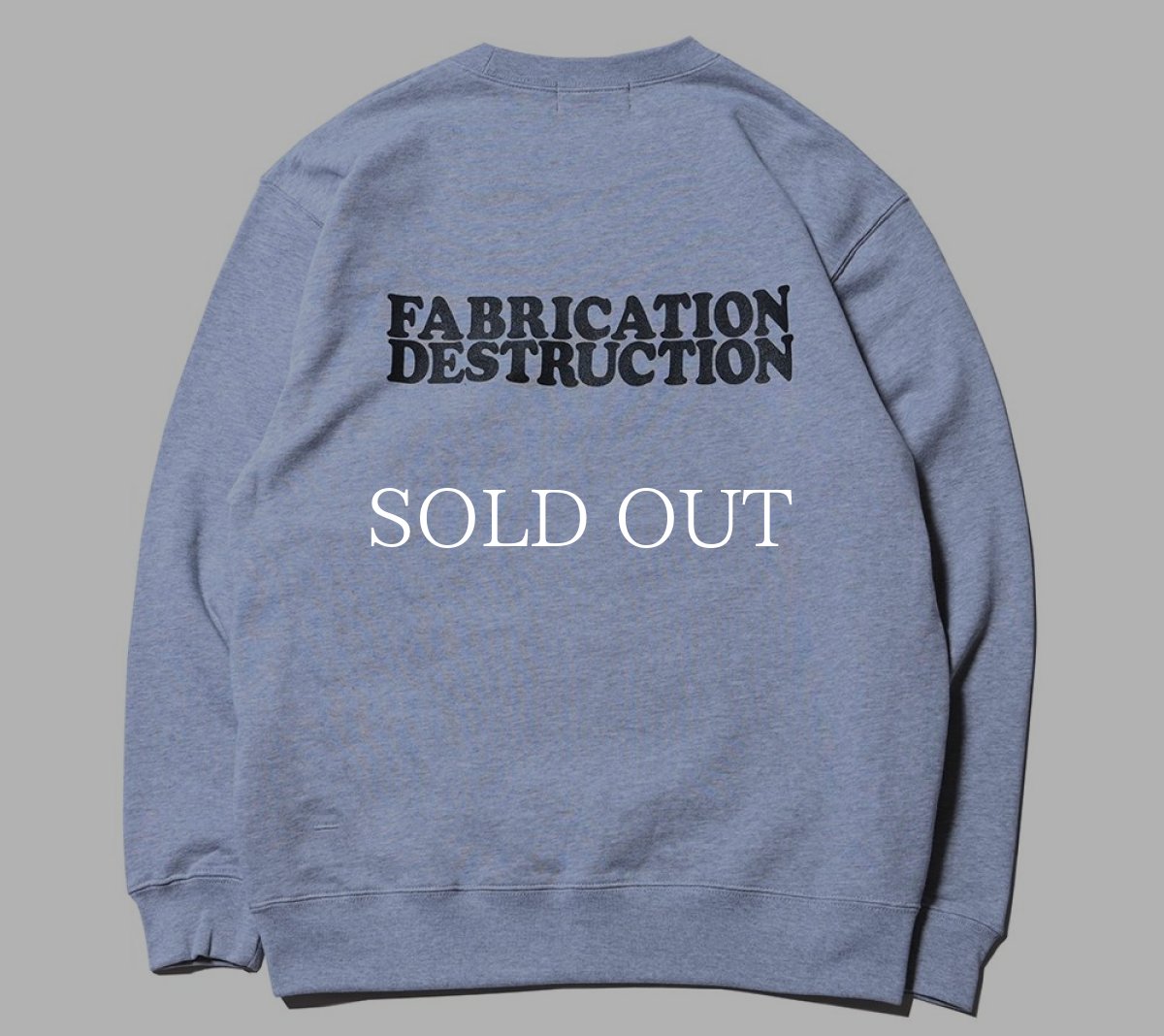 画像2: CUTRATE  CUTRATE LONG BEACH CA LOGO CREW NECK SWEAT (GRAY) (2)