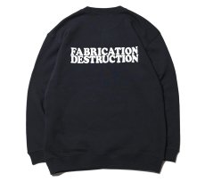 画像2: CUTRATE  CUTRATE LONG BEACH CA LOGO CREW NECK SWEAT (BLACK) (2)