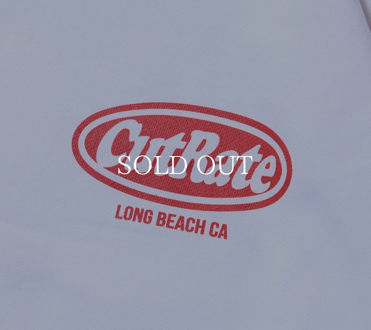 画像4: CUTRATE  CUTRATE LOGO CREW NECK SWEAT (WHITE × RED) (4)