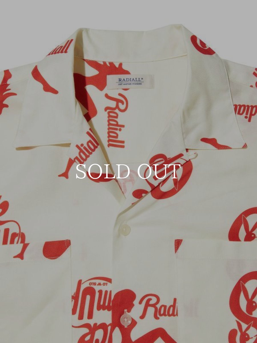 画像3: RADIALL  CHROME LADY - OPEN COLLARED SHIRT L/S (Off White) (3)
