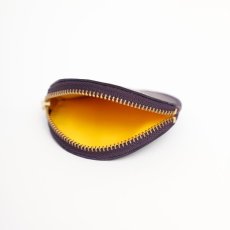 画像3: APPLEBUM  Leather Coin Case (Purple/Yellow) (3)