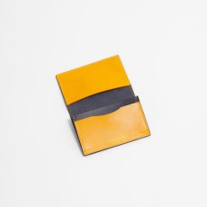 画像3: APPLEBUM  Leather Card Case (Navy/Orange) (3)