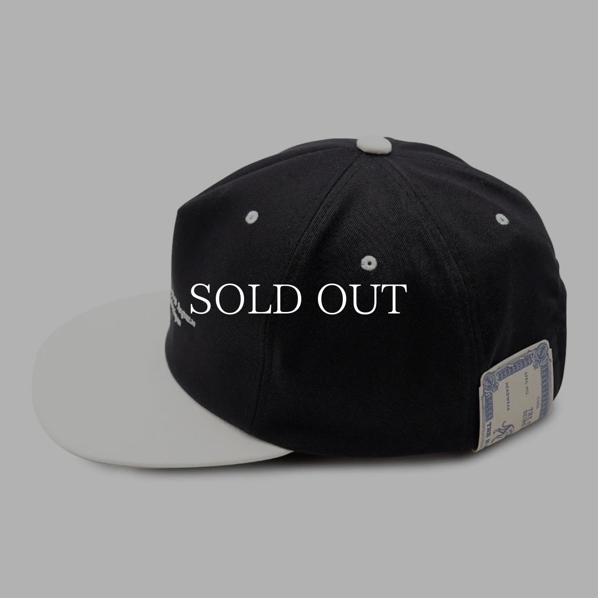 画像3: THE H.W.DOG&CO.  POST M CAP (BLACK×WHITE) (3)