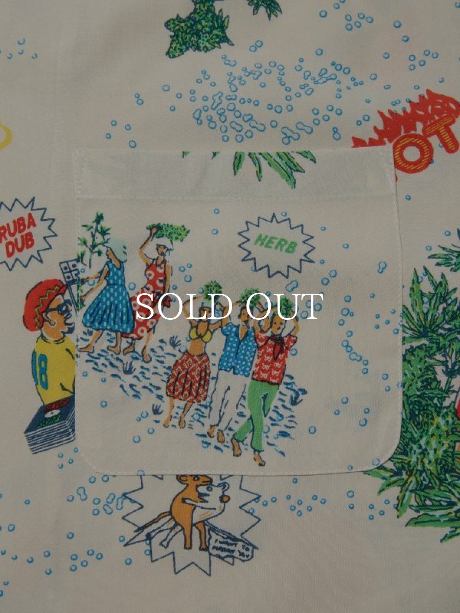 画像4: RADIALL  HOT DUB - OPEN COLLARED SHIRT L/S (Ivory) (4)