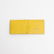 画像3: APPLEBUM  Leather Money Clip Wallet (Purple/Yellow) (3)
