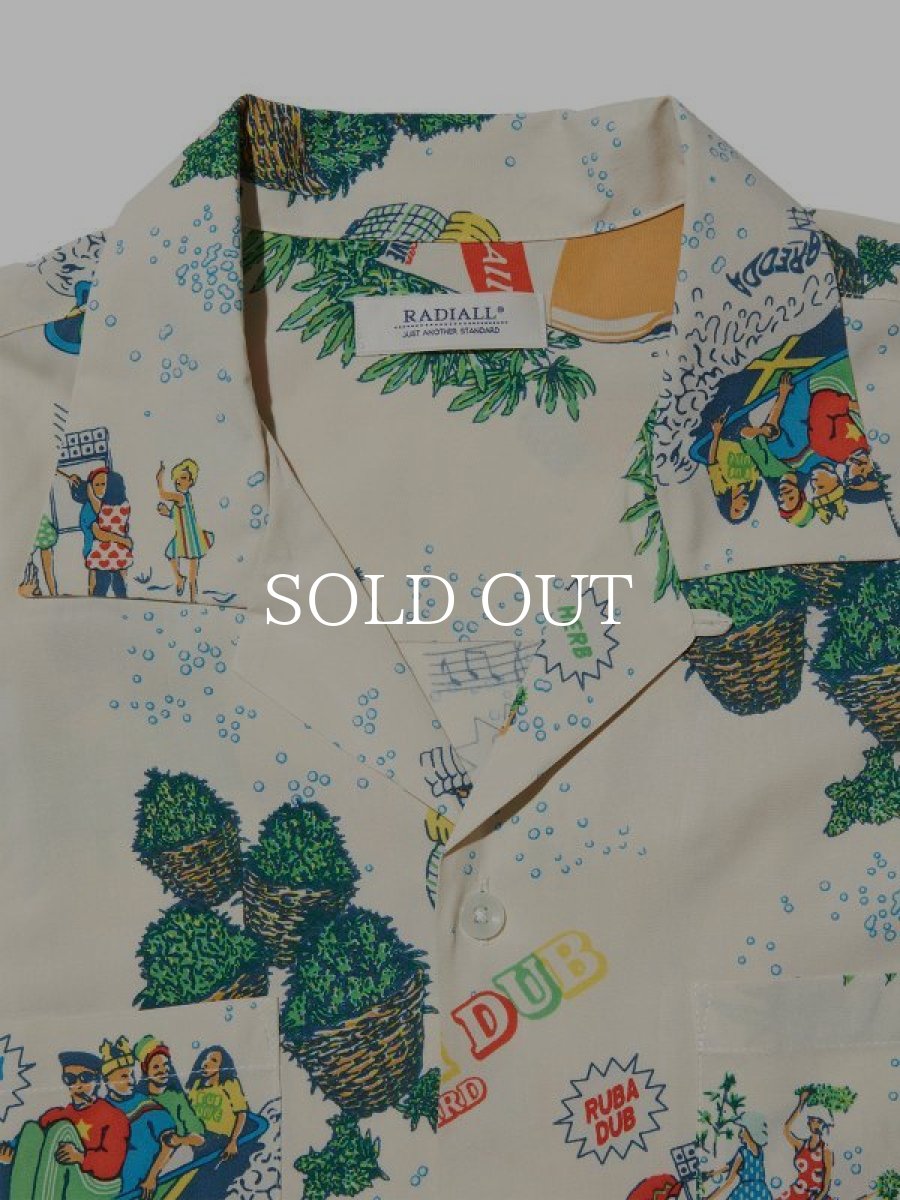 画像3: RADIALL  HOT DUB - OPEN COLLARED SHIRT L/S (Ivory) (3)