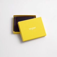 画像5: APPLEBUM  Leather Money Clip Wallet (Purple/Yellow) (5)