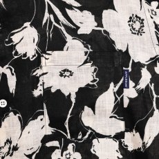 画像8: APPLEBUM  Botanical Linen L/S Aloha Shirt (Black) (8)