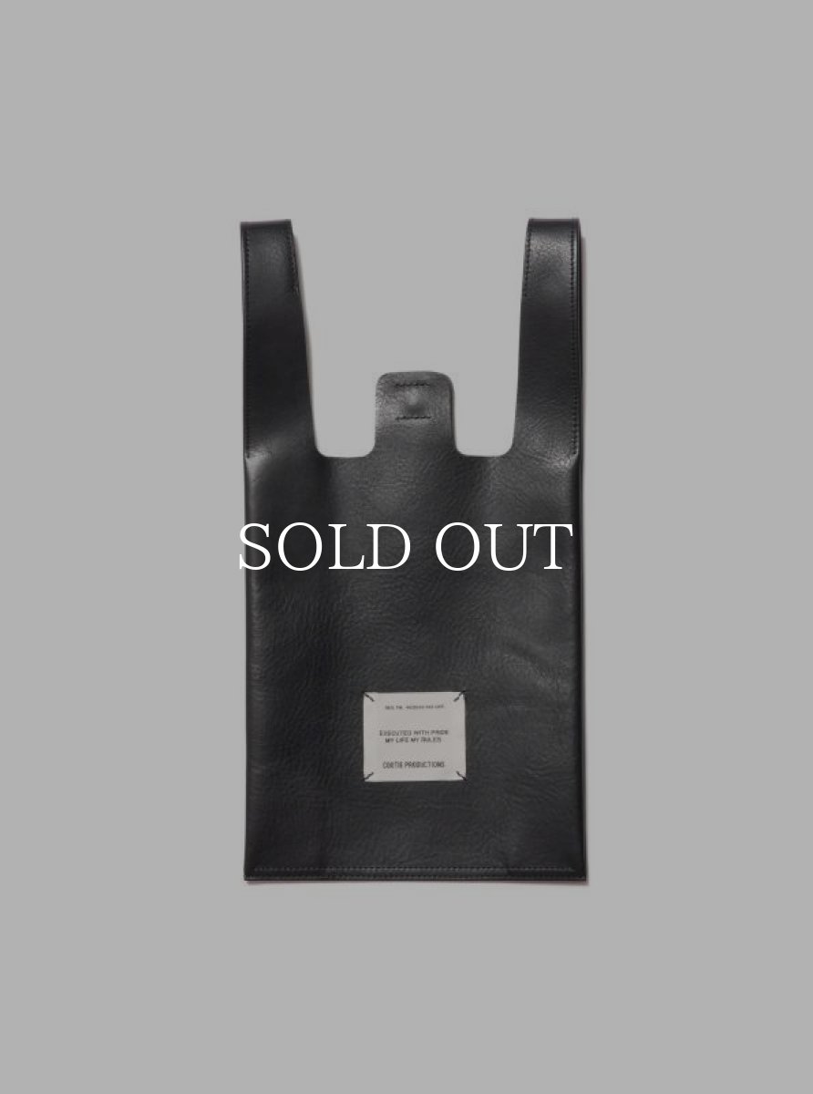 画像1: COOTIE   Leather C-Store Bag (Black) (1)