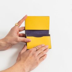 画像6: APPLEBUM  Leather Card Case (Purple/Yellow) (6)