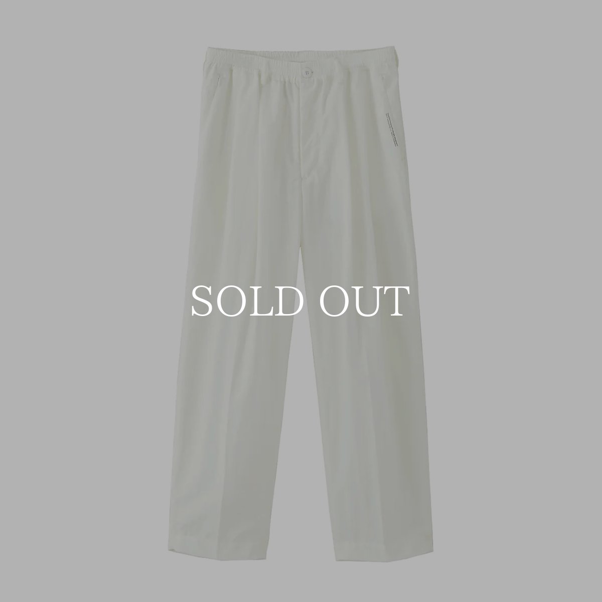 画像1: MAGIC STICK  IIKANJI CHILLIN PANTS (OFF WHITE) (1)