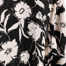 画像10: APPLEBUM  Botanical Linen L/S Aloha Shirt (Black) (10)