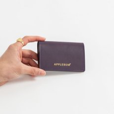 画像5: APPLEBUM  Leather Card Case (Purple/Yellow) (5)