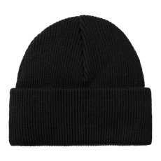 画像2: CARHARTT WIP  NELSON BEANIE (Black (garment dyed)) (2)