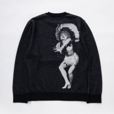 画像2: RATS  INDIAN JAQUARD LS KNIT (BLACK) (2)