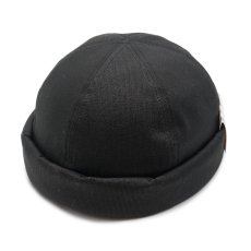 画像2: THE H.W.DOG&CO.  PIQUE ROLL CAP (BLACK) (2)