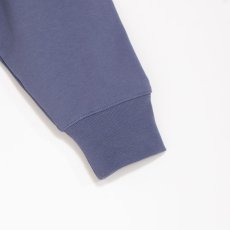画像12: APPLEBUM  Solid Color Half Zip Sweat (Blue Gray) (12)