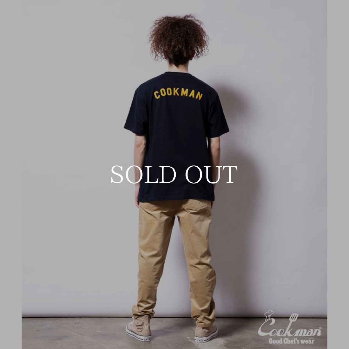 画像14: COOKMAN  Tシャツ Flock Team Logo (Navy) (14)